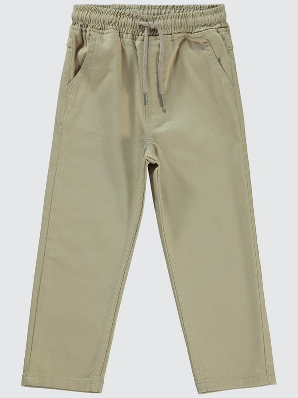 Civil Boys Beli Lastikli 2-5 Yaş Pantolon - Bej