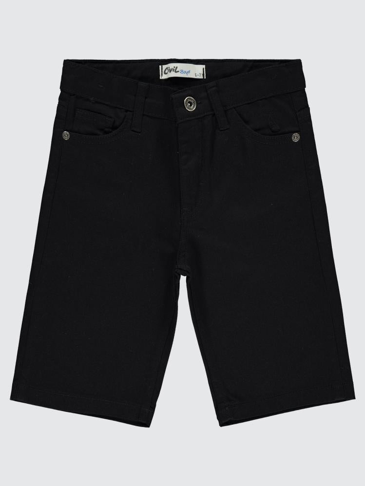 Civil Boys Yelkenli Nakışlı 10-13 Yaş Kapri - Siyah