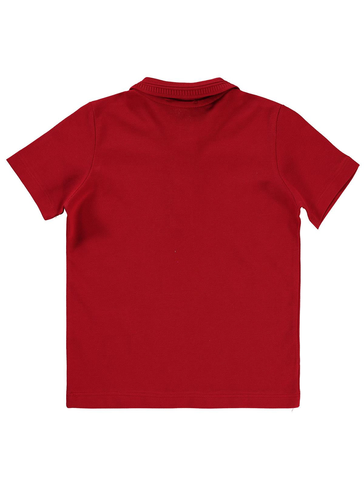 Civil Boys Yelken Nakışlı Lakos 2-5 Yaş Tişört - Kırmızı
