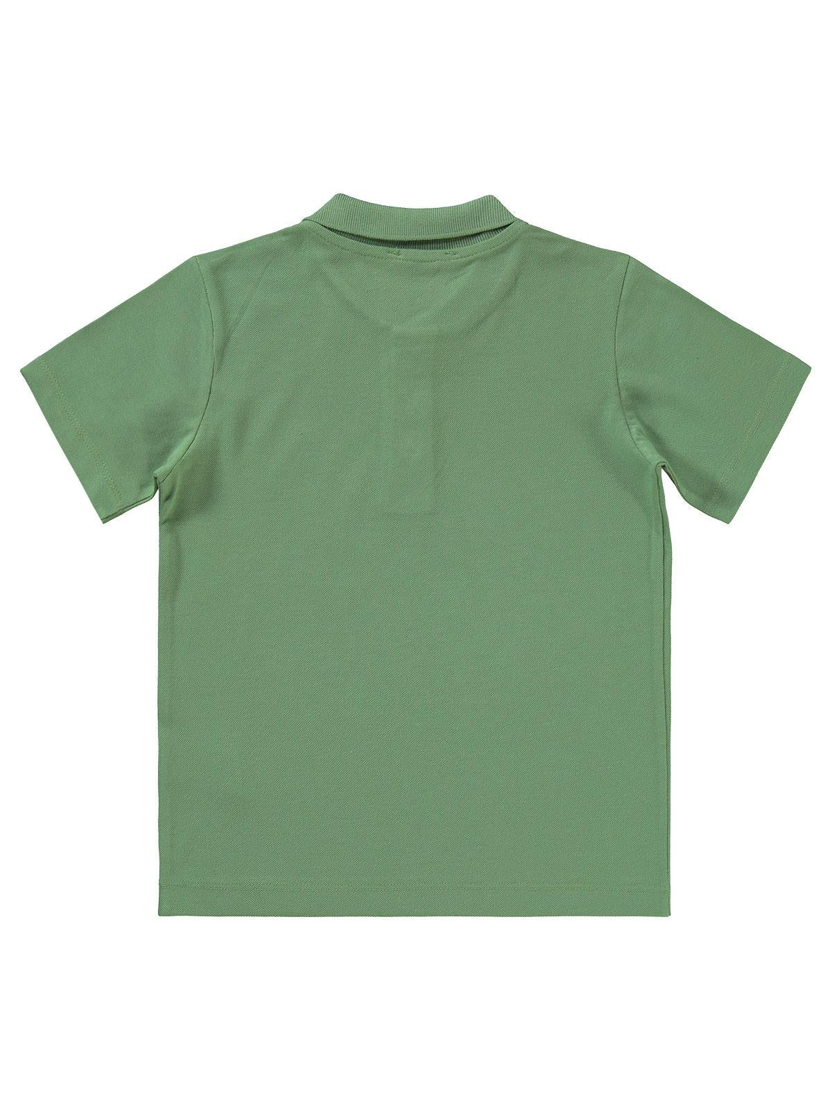 Civil Boys Yelken Nakışlı Lakos 6-9 Yaş Tişört - Haki