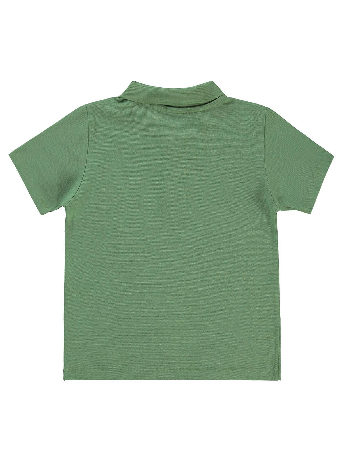 Civil Boys Yelken Nakışlı Lakos 10-13 Yaş Tişört - Haki