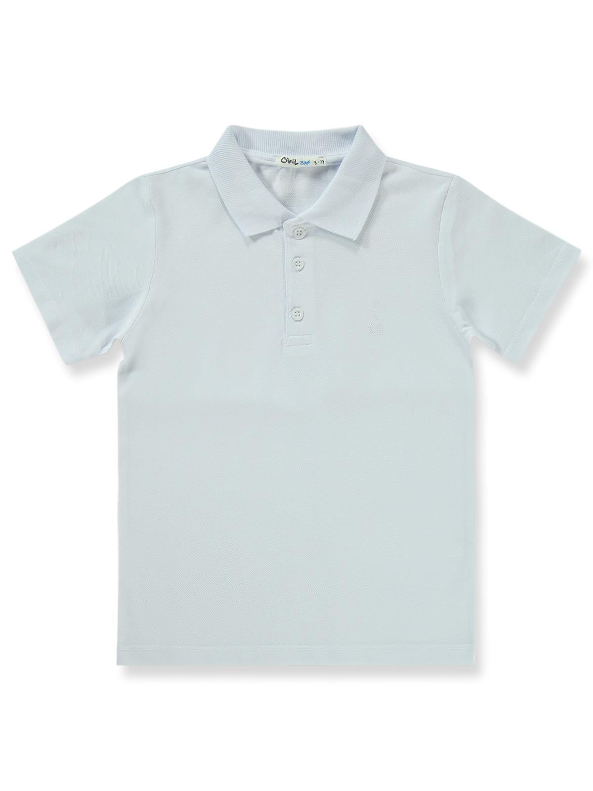 Civil Boys Yelken Nakışlı Lakos 10-13 Yaş Tişört - Beyaz