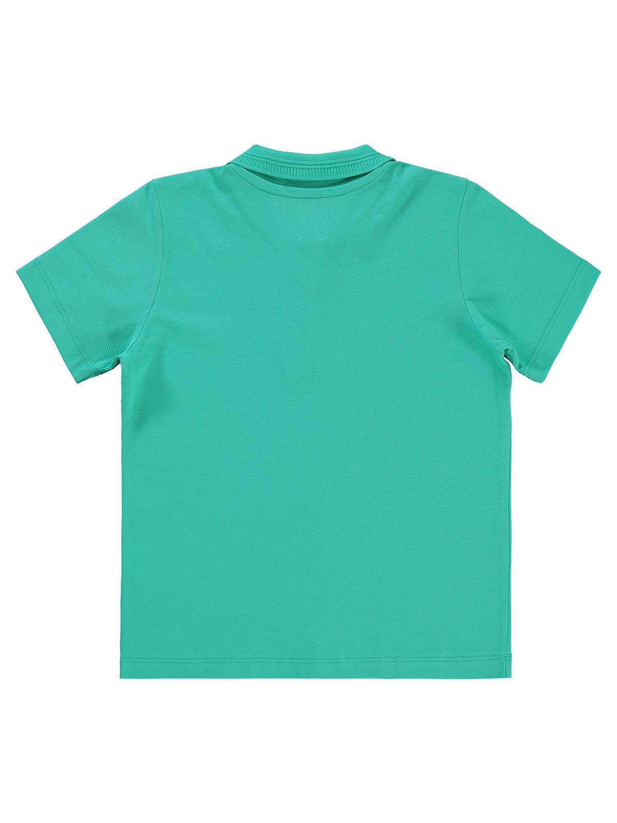 Civil Boys Yelken Nakışlı Lakos 6-9 Yaş Tişört - Yeşil