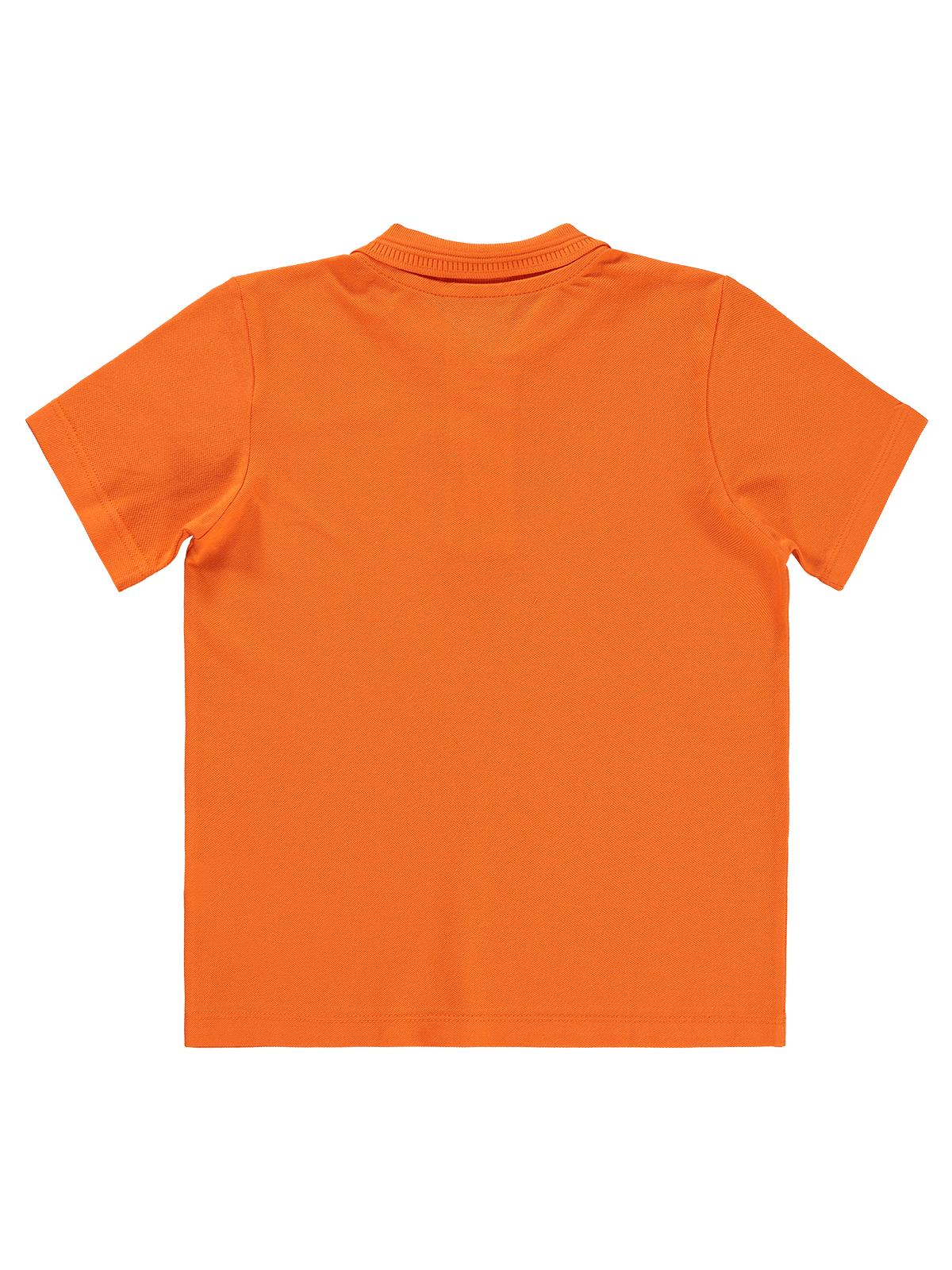 Civil Boys Yelken Nakışlı Lakos 6-9 Yaş Tişört - Turuncu