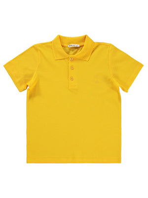 Civil Boys Yelken Nakışlı Lakos 6-9 Yaş Tişört - Sarı