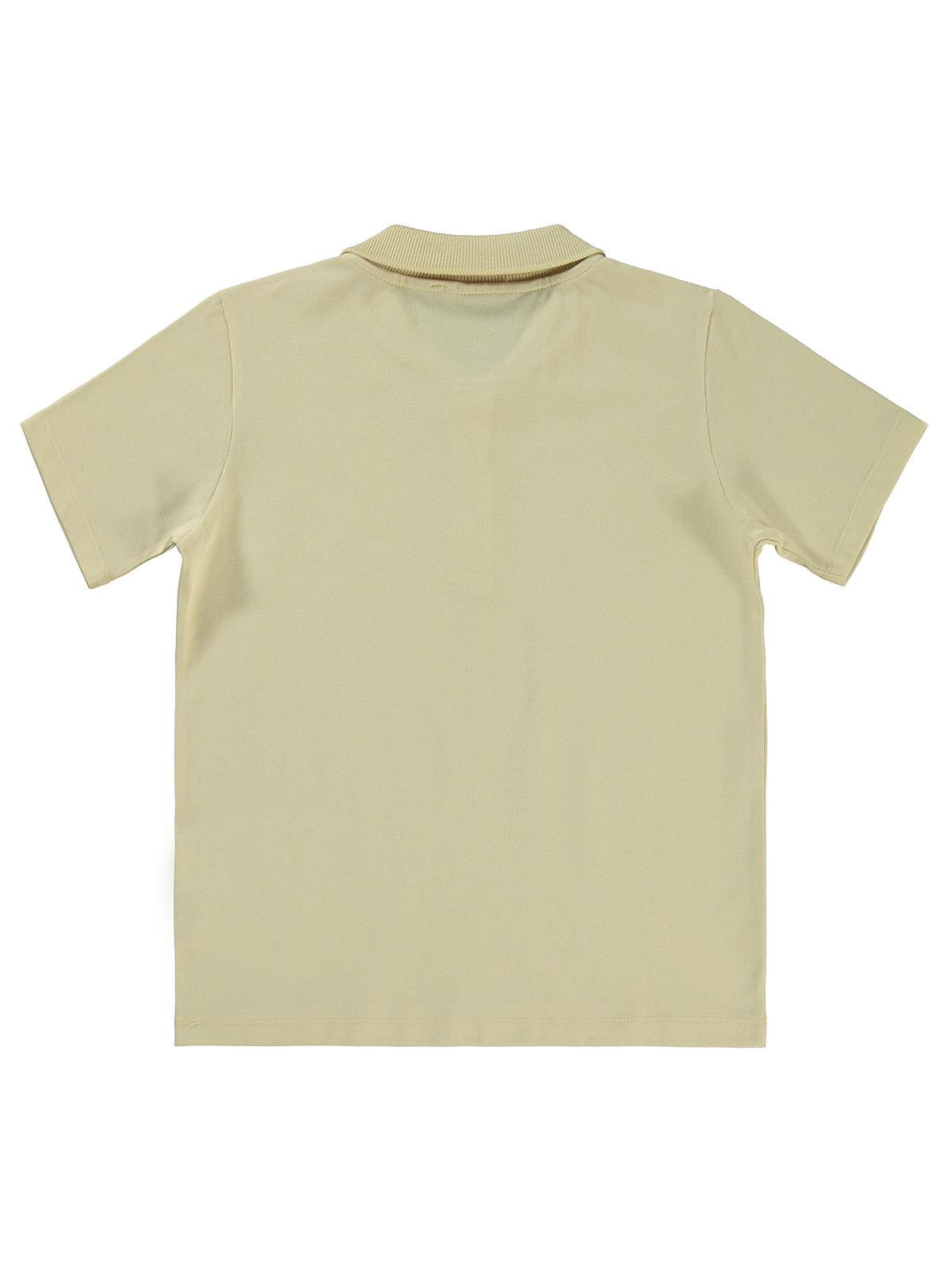 Civil Boys Yelken Nakışlı Lakos 6-9 Yaş Tişört - Bej