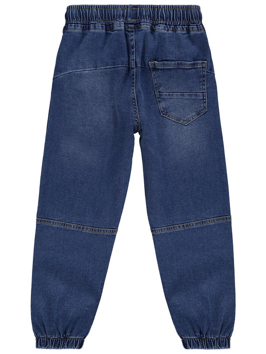 Civil Boys Bel Paça Lastikli Parçalı 10-13 Yaş Pantolon - Mavi