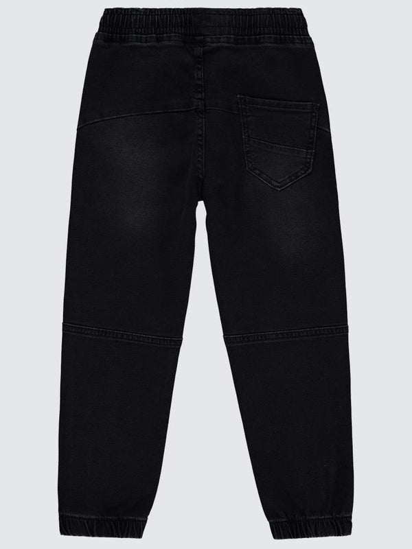 Civil Boys Bel Paça Lastikli Parçalı 10-13 Yaş Pantolon - Siyah