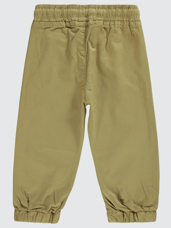 Civil Boys Bel Paça Lastikli Düz 2-5 Yaş Pantolon - Kahverengi