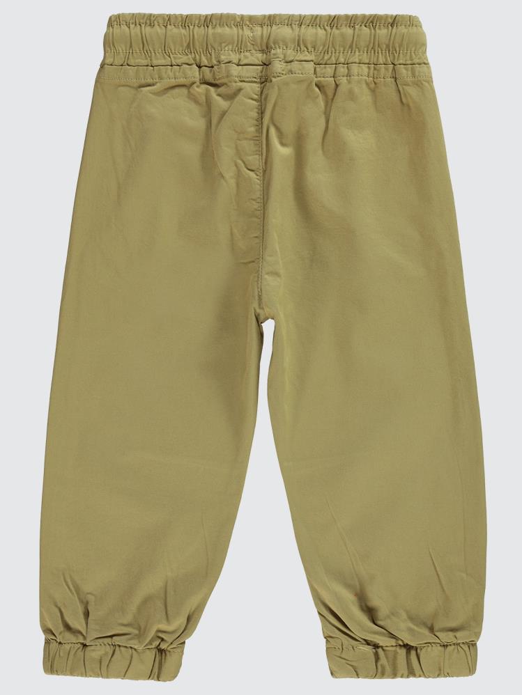 Civil Boys Bel Paça Lastikli Düz 2-5 Yaş Pantolon - Kahverengi