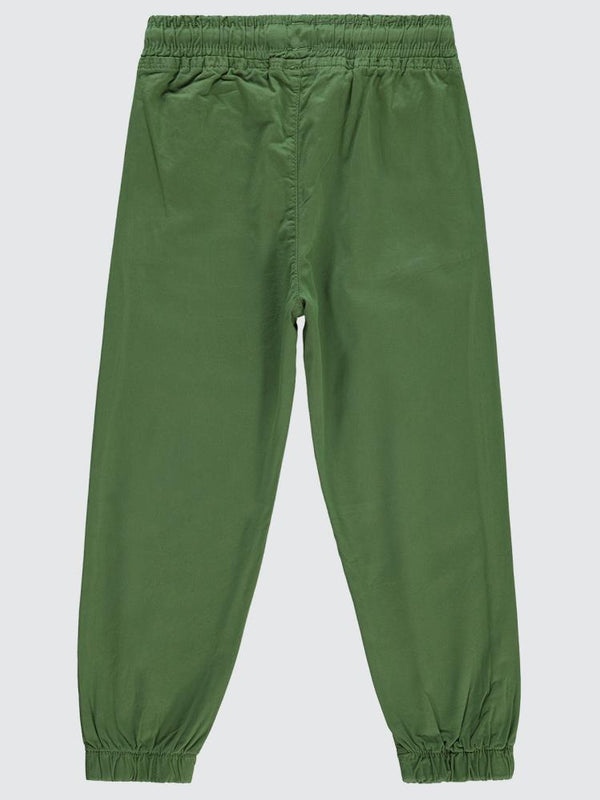 Civil Boys Bel Paça Lastikli Düz 6-9 Yaş Pantolon - Haki