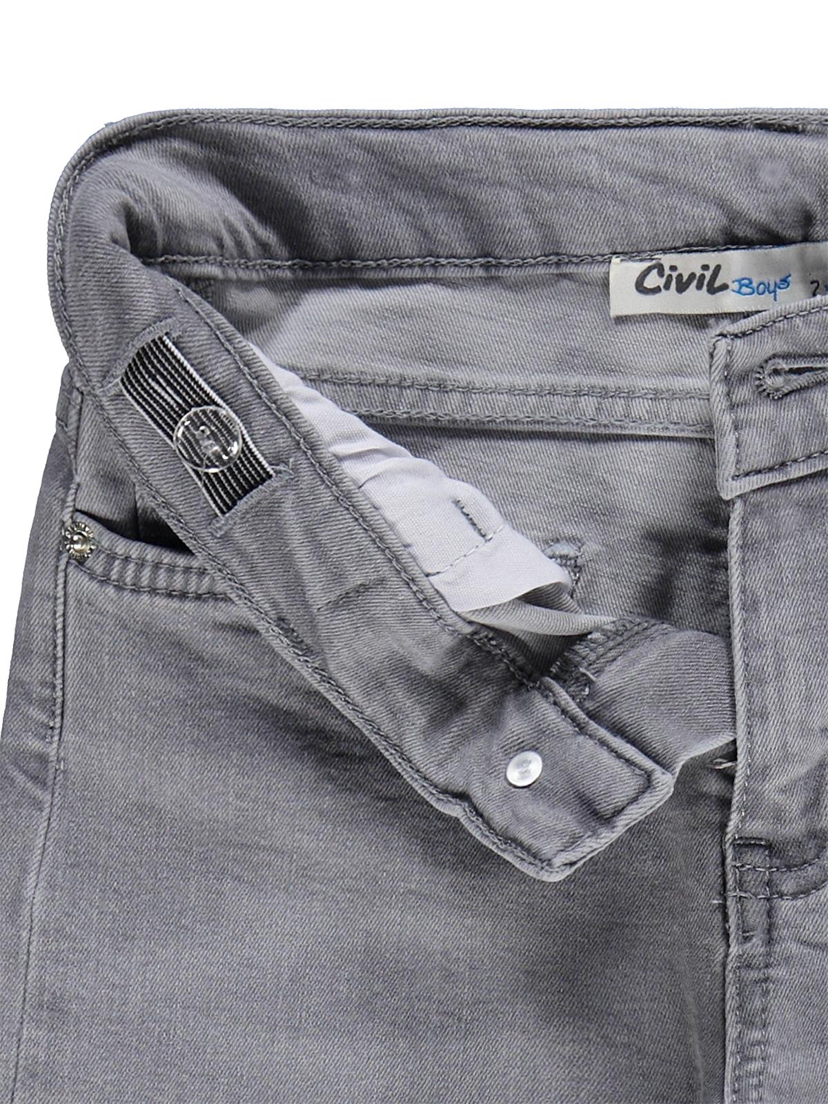 Civil Boys Basic 5 Cep 2-5 Yaş Pantolon - Gri