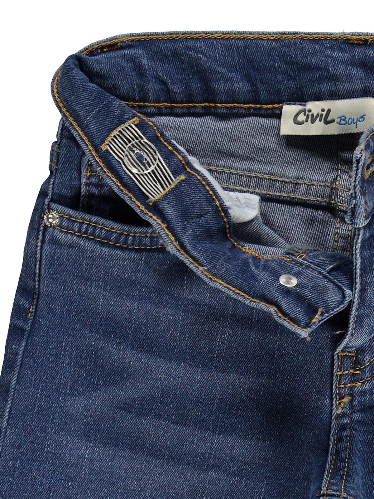 Civil Boys Basic 5 Cep 2-5 Yaş Pantolon - Mavi