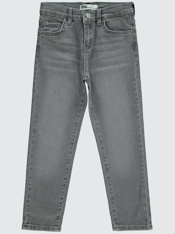 Civil Boys Basic 5 Cep 6-9 Yaş Pantolon - Gri