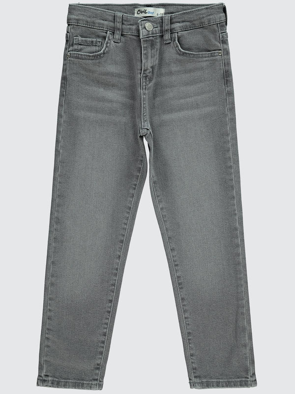 Civil Boys Basic 5 Cep 10-13 Yaş Pantolon - Gri