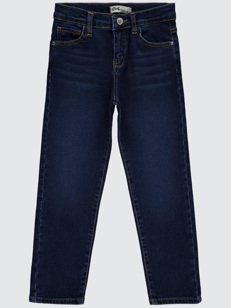 Civil Boys Basic 5 Cep 6-9 Yaş Pantolon - Mavi