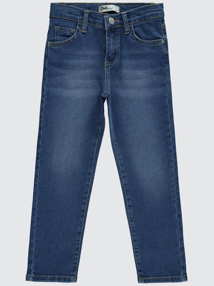 Civil Boys Basic 5 Cep 10-13 Yaş Pantolon - Mavi