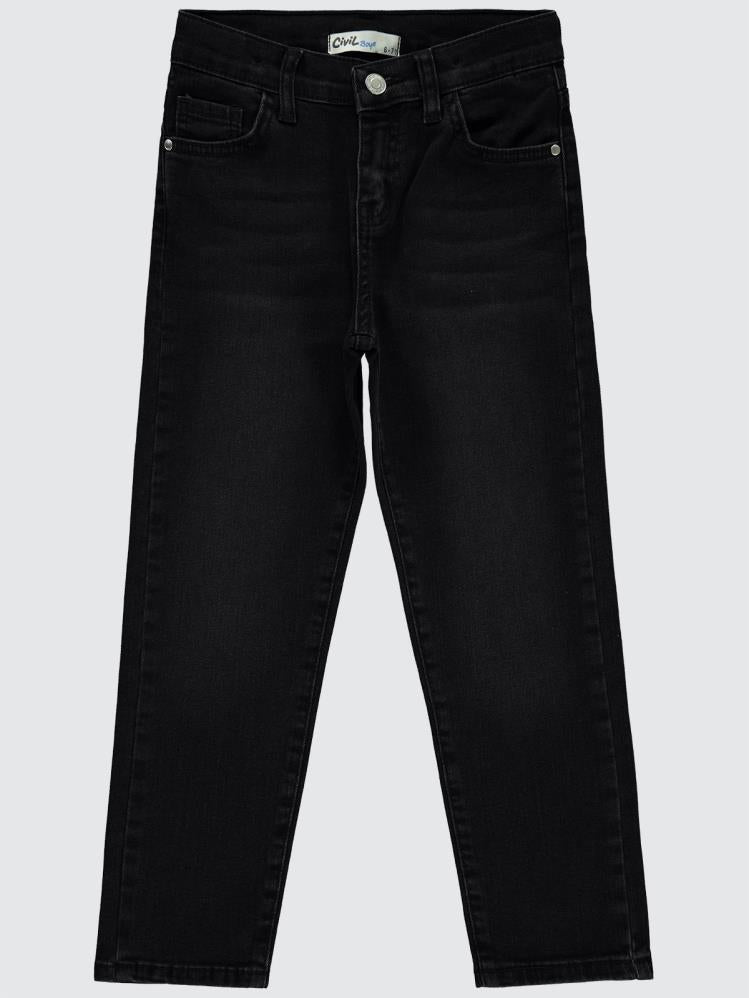 Civil Boys Basic 5 Cep 6-9 Yaş Pantolon - Siyah