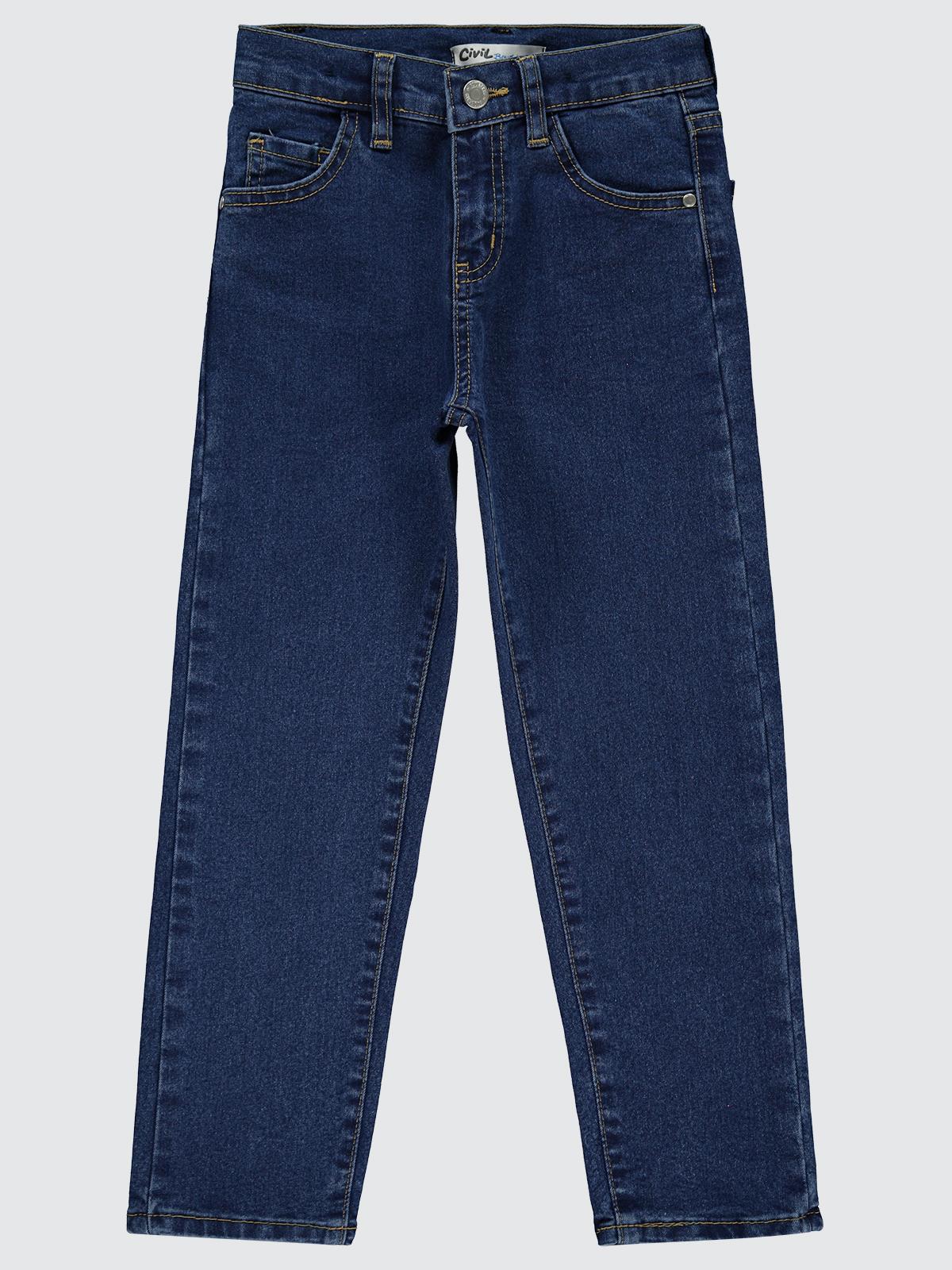 Civil Boys Basic 5 Cep 6-9 Yaş Pantolon - Mavi