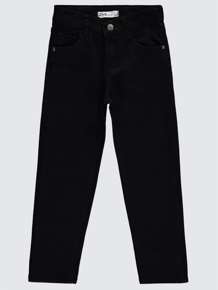 Civil Boys Basic 5 Cep 10-13 Yaş Pantolon - Siyah