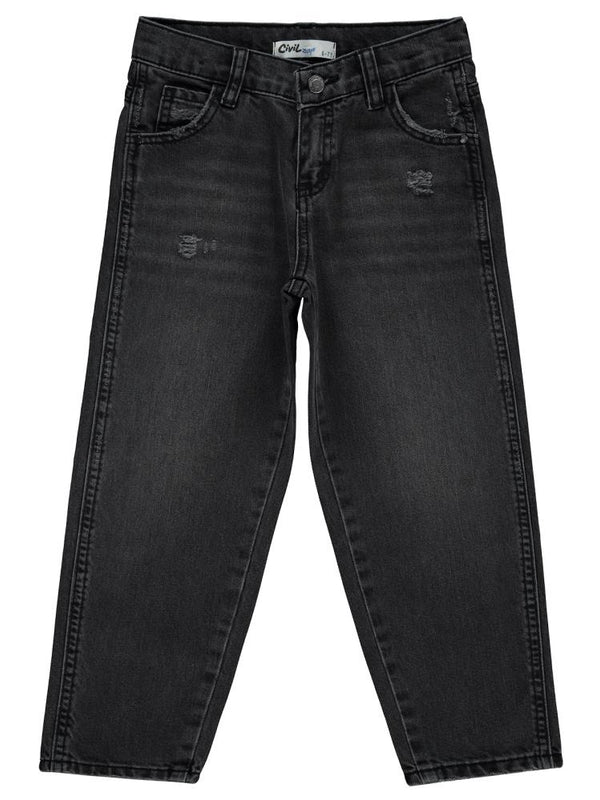 Civil Boys Yırtıklı Balon 10-13 Yaş Pantolon - Gri