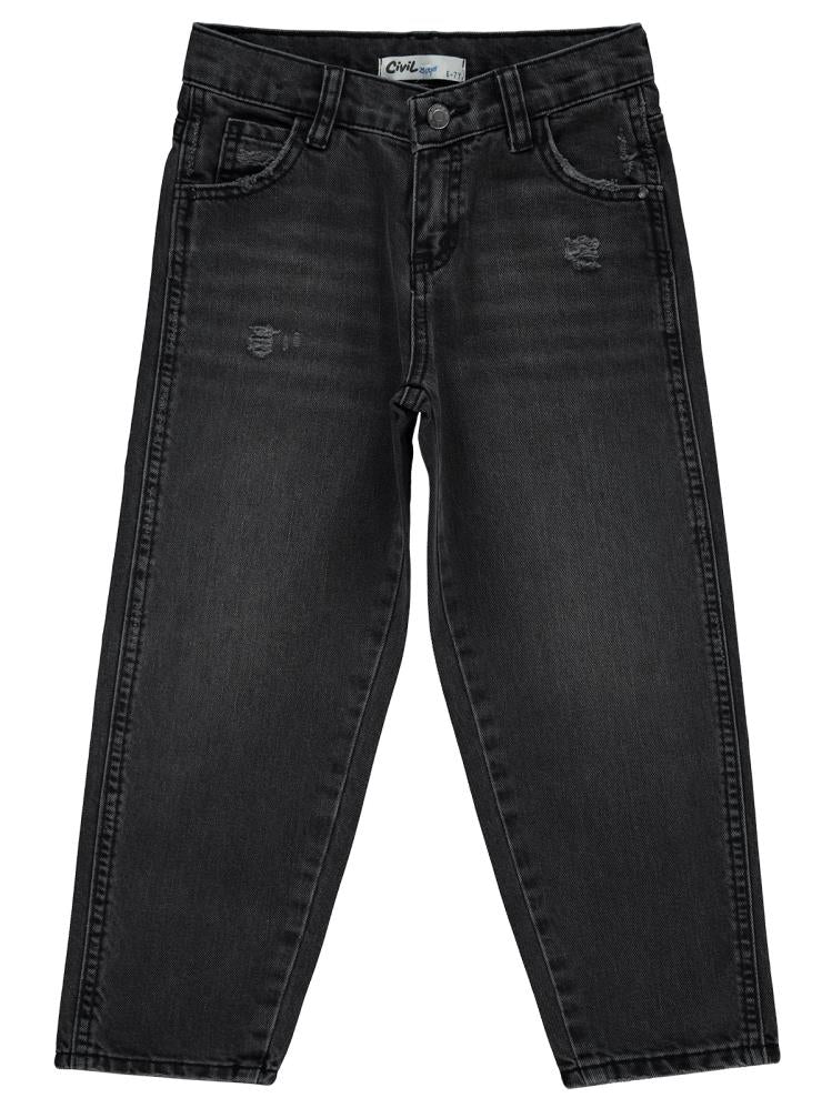 Civil Boys Yırtıklı Balon 10-13 Yaş Pantolon - Gri