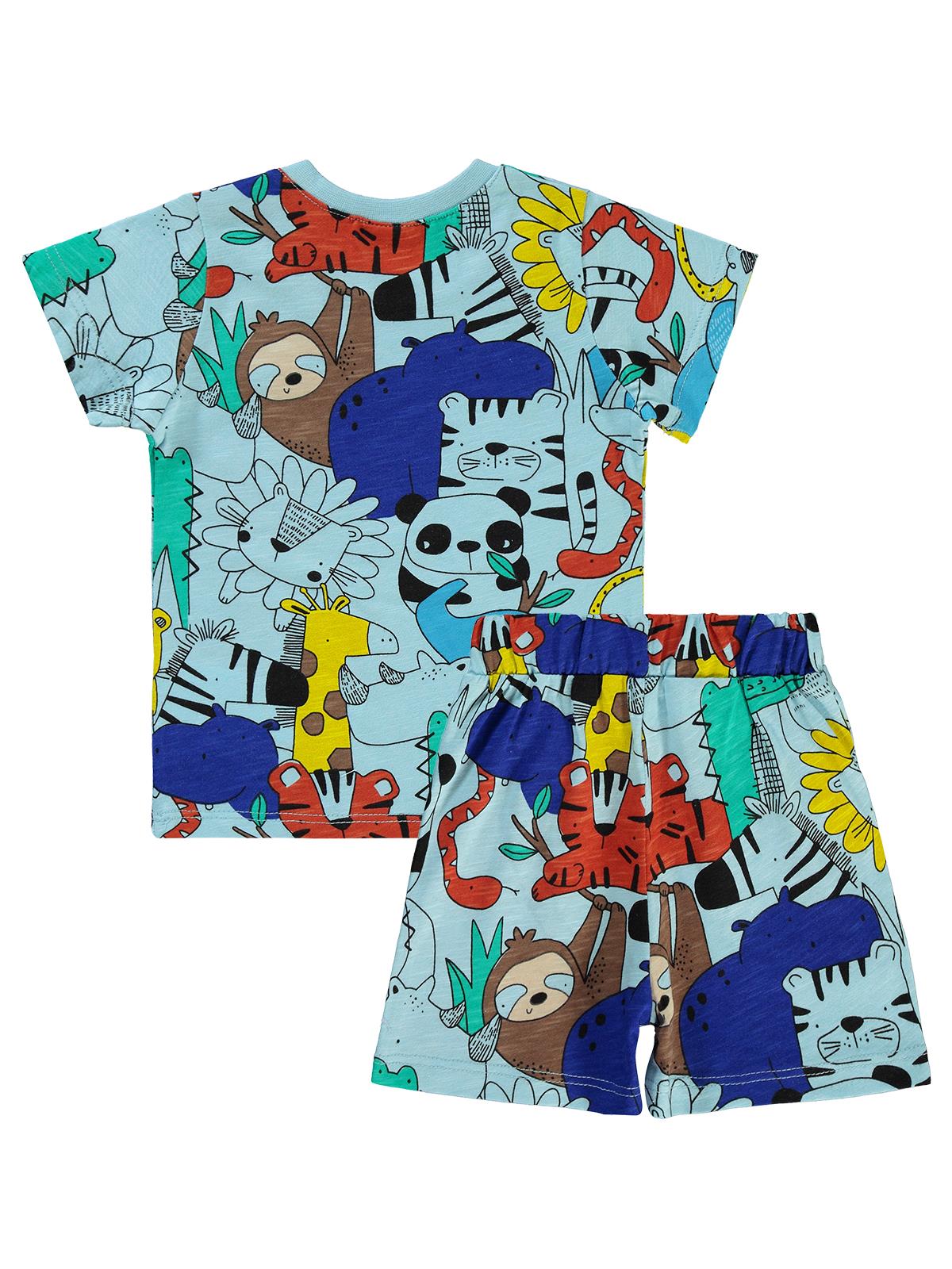 Civil Baby Sevimli Hayvanlar 6-18 Ay Takım - Mavi