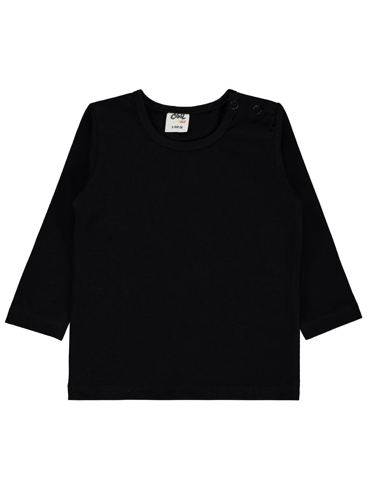Civil Baby Basic 6-18 Ay Sweatshirt - Siyah