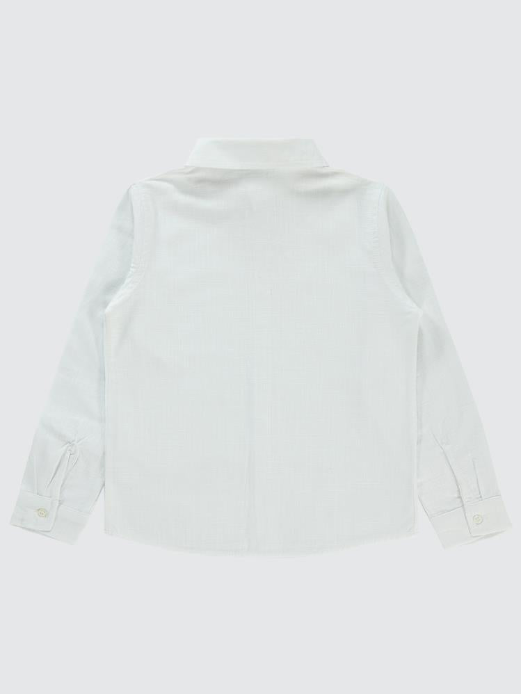 Civil Boys Yelken Nakışlı 6-9 Yaş Gömlek - Beyaz