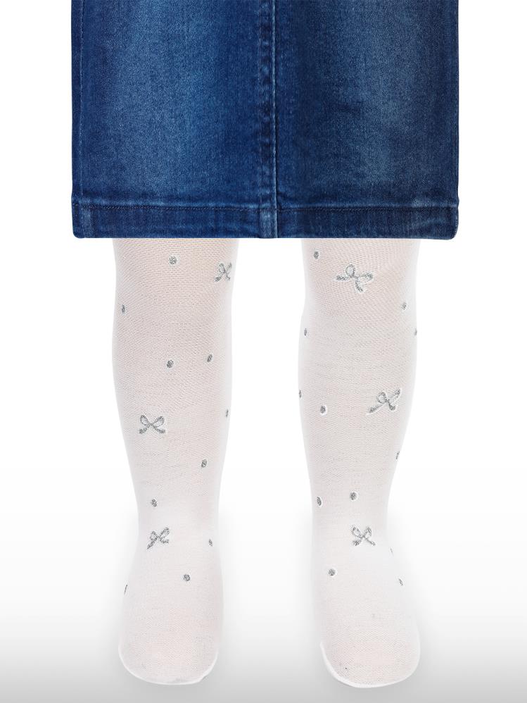 Civil Baby Kız Bebek 30 Denye Mus Külotlu Çorap 6-18 Ay - Beyaz