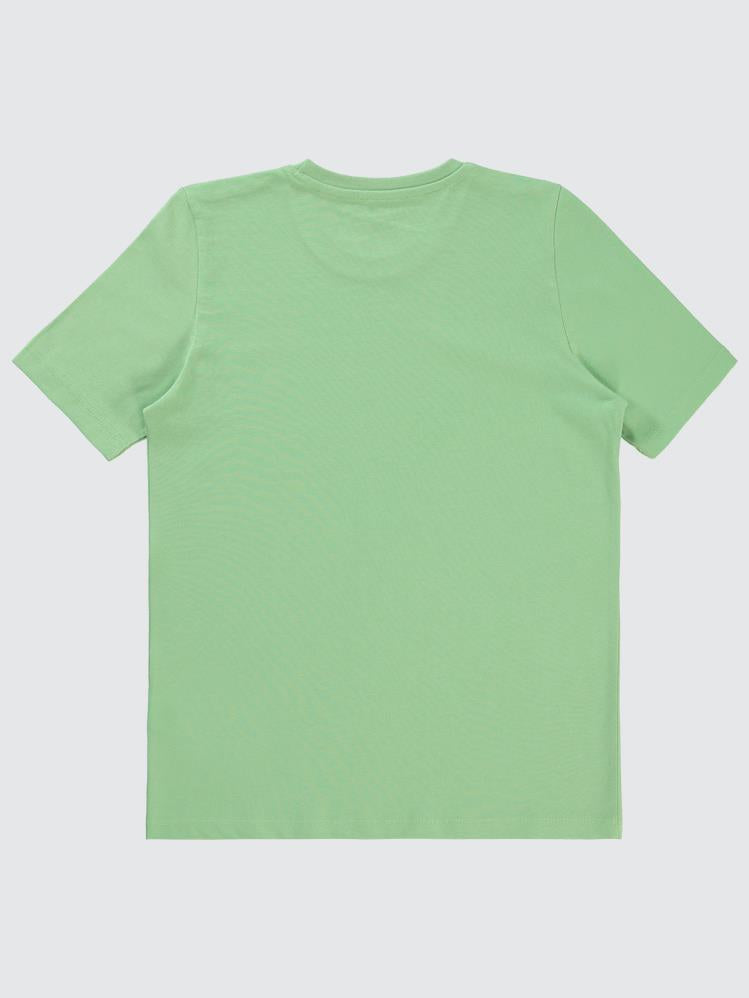Civil Boys Surf Baskılı 10-13 Yaş Tişört - Yeşil