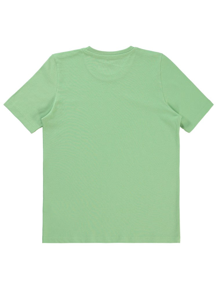 Civil Boys Surf Baskılı 10-13 Yaş Tişört - Yeşil