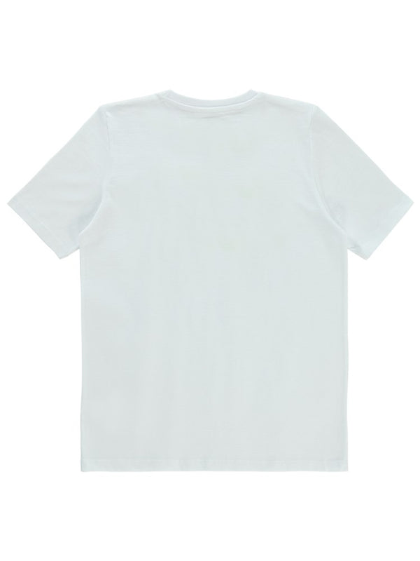 Civil Boys Surf Baskılı 10-13 Yaş Tişört - Beyaz