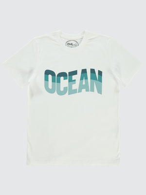 Civil Boys Ocean Baskılı 10-13 Yaş Tişört - Ekru