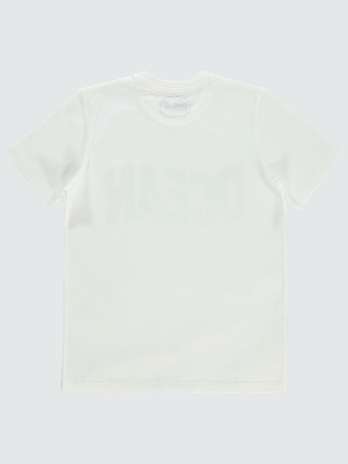 Civil Boys Ocean Baskılı 10-13 Yaş Tişört - Ekru