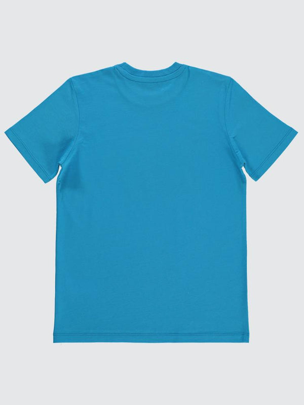 Civil Boys Ocean Baskılı 10-13 Yaş Tişört - Mavi