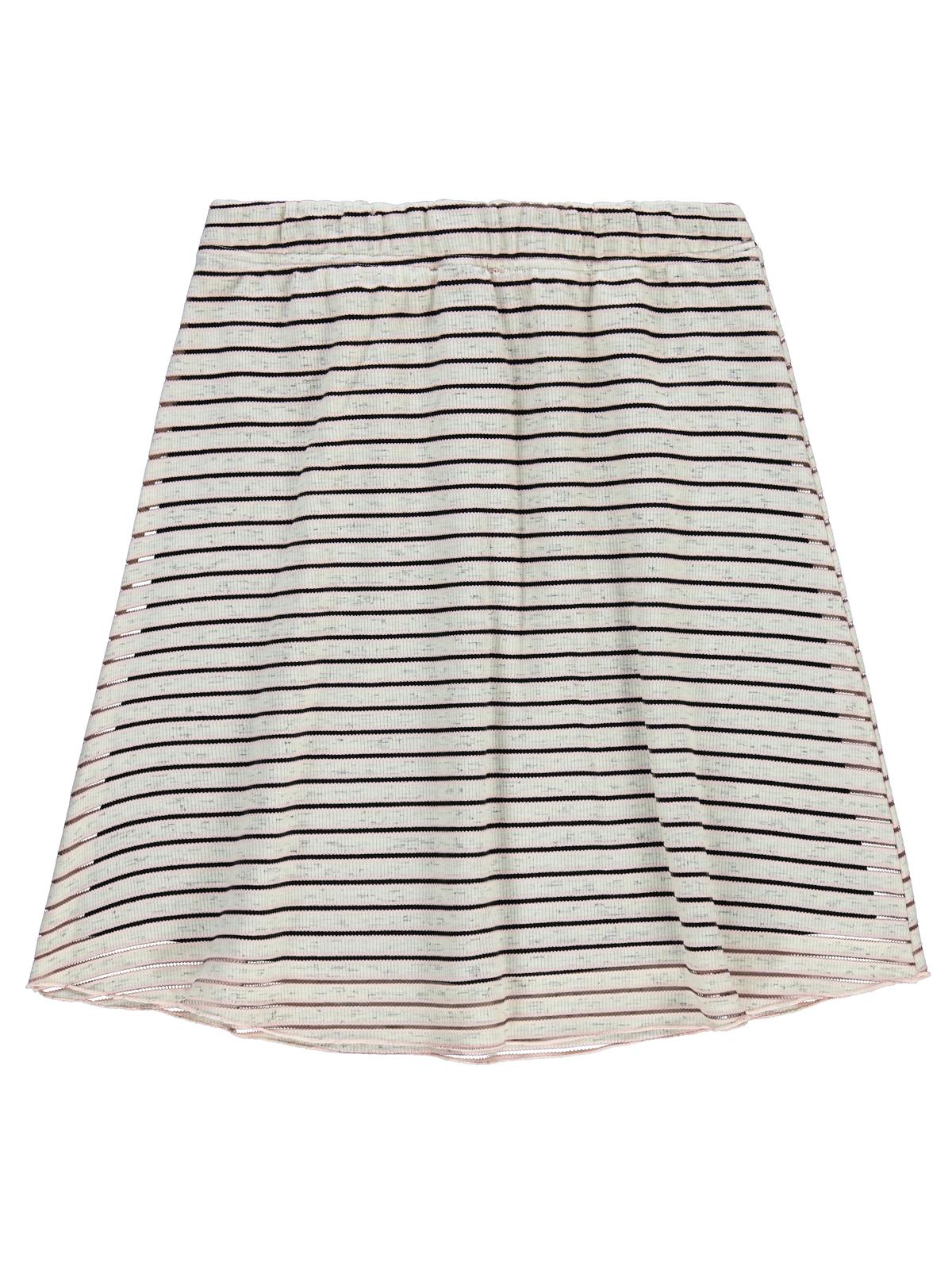 Civil Girls Tüllü Çizgili 10-13 Yaş Etek - Siyah