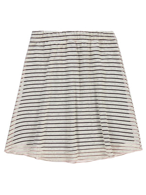 Civil Girls Tüllü Çizgili 10-13 Yaş Etek - Siyah