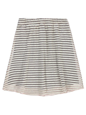 Civil Girls Tüllü Çizgili 10-13 Yaş Etek - Siyah