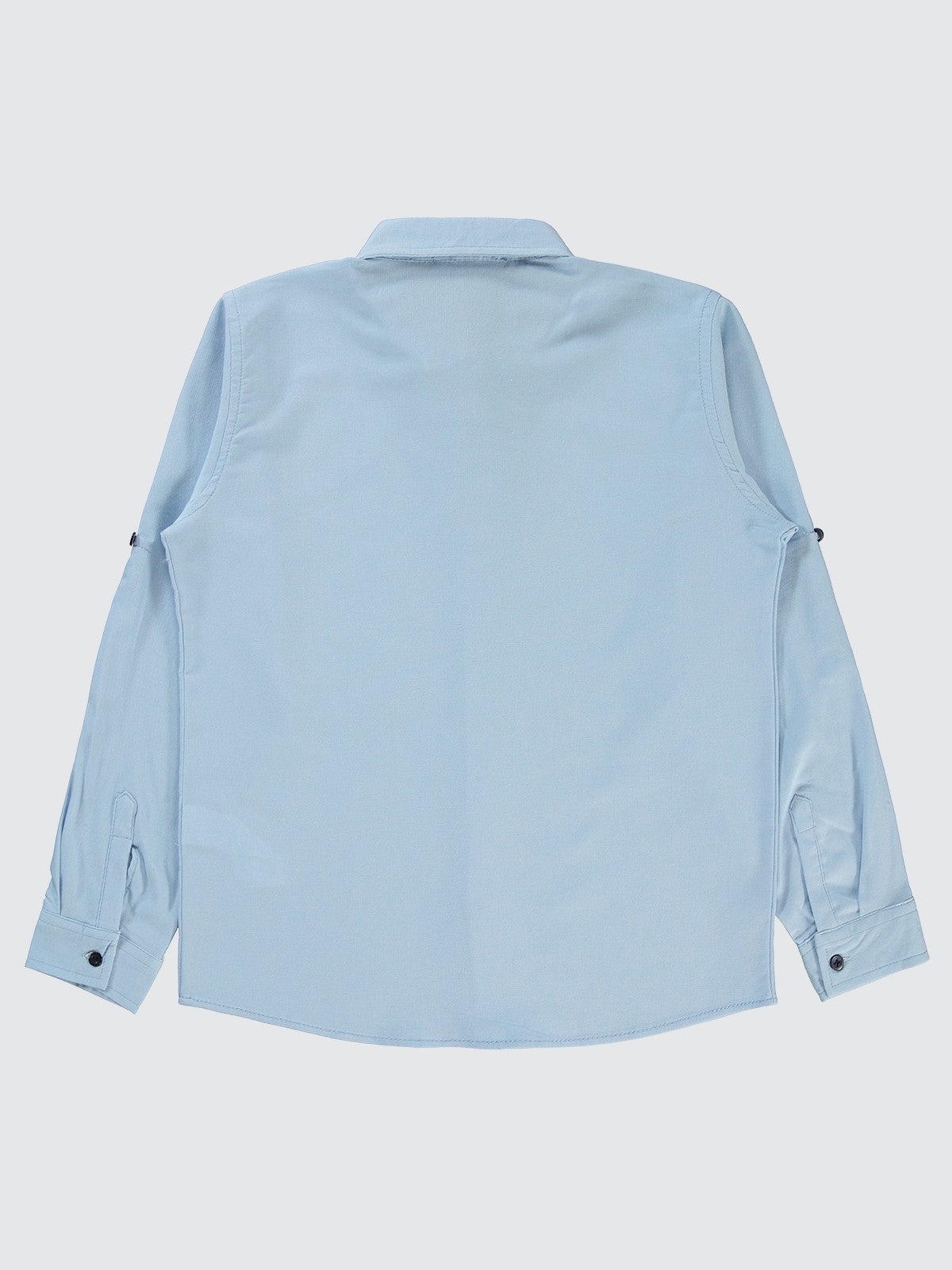 Civil Boys Gözlük Nakışlı 10-13 Yaş Gömlek - Mavi