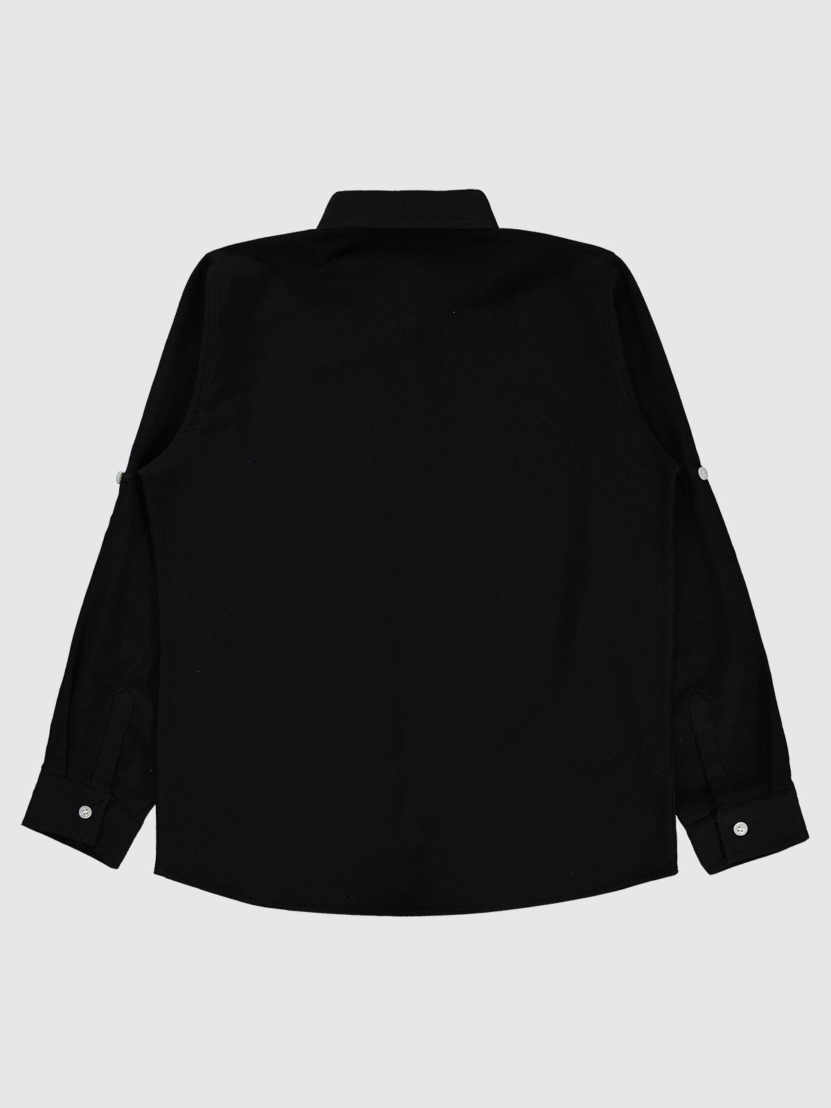 Civil Boys Gözlük Nakışlı 10-13 Yaş Gömlek - Siyah