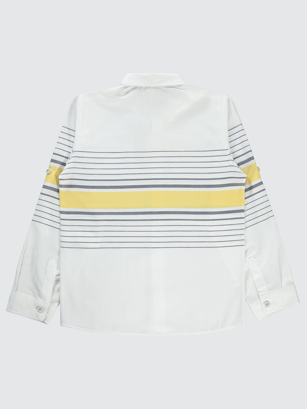 Civil Boys Çizgili 10-13 Yaş Gömlek - Sarı