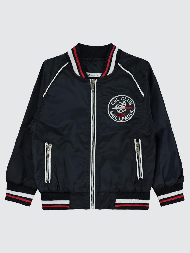 Civil Boys Nakışlı 2-5 Yaş Ceket - Lacivert