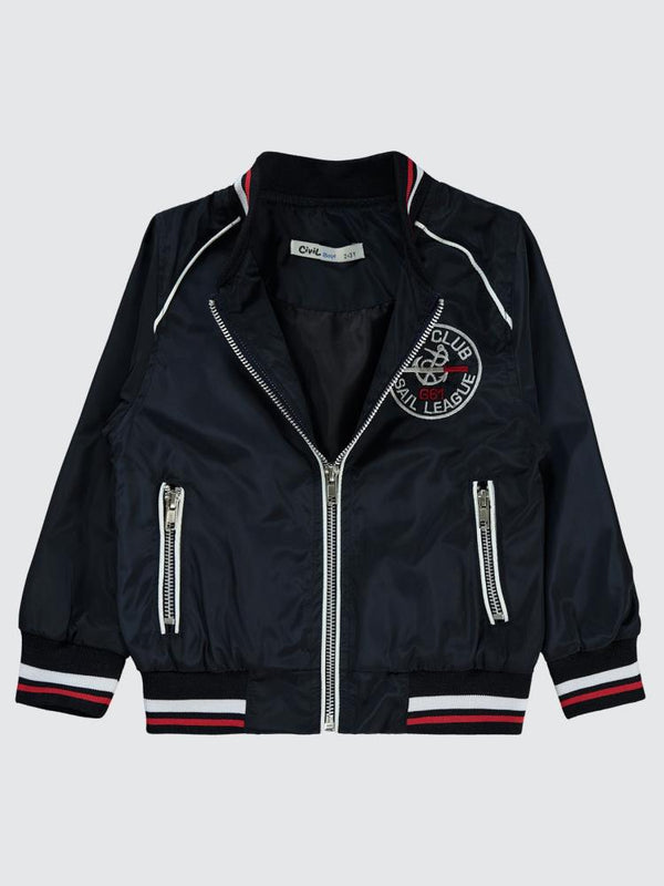 Civil Boys Nakışlı 2-5 Yaş Ceket - Lacivert