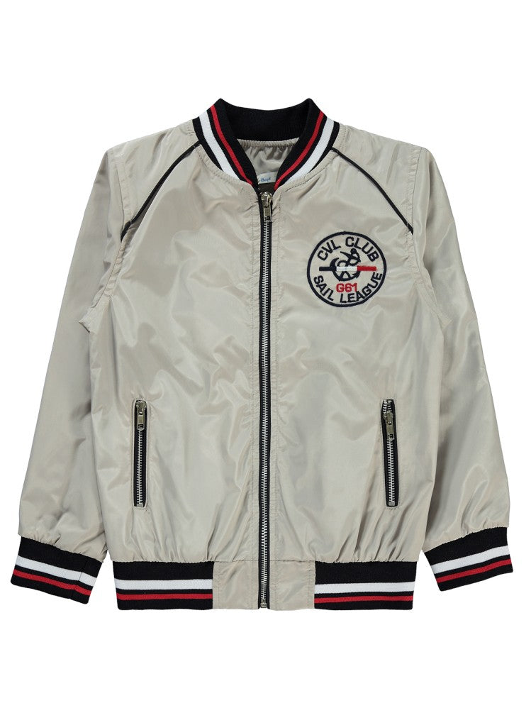 Civil Boys Nakışlı 6-9 Yaş Ceket - Gri