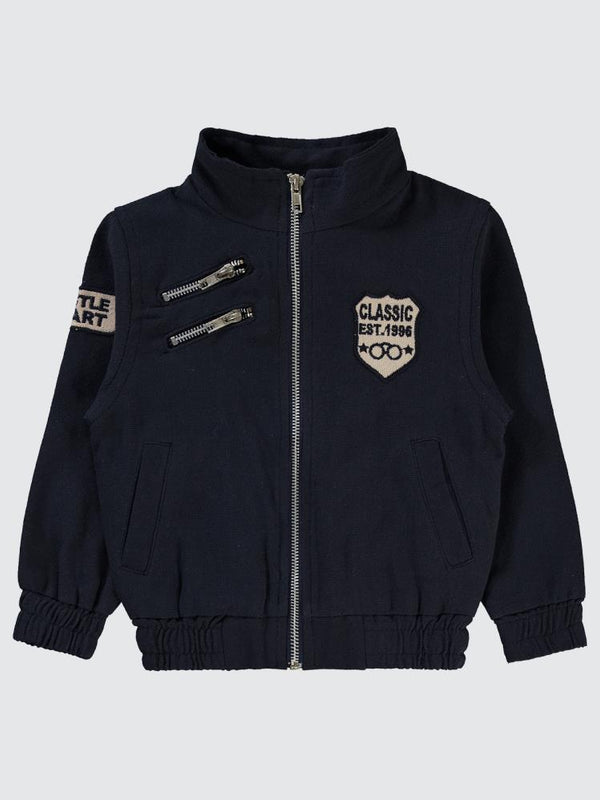 Civil Boys Classic Nakışlı 2-5 Yaş Ceket - Lacivert