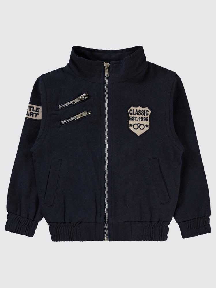 Civil Boys Classic Nakışlı 2-5 Yaş Ceket - Lacivert