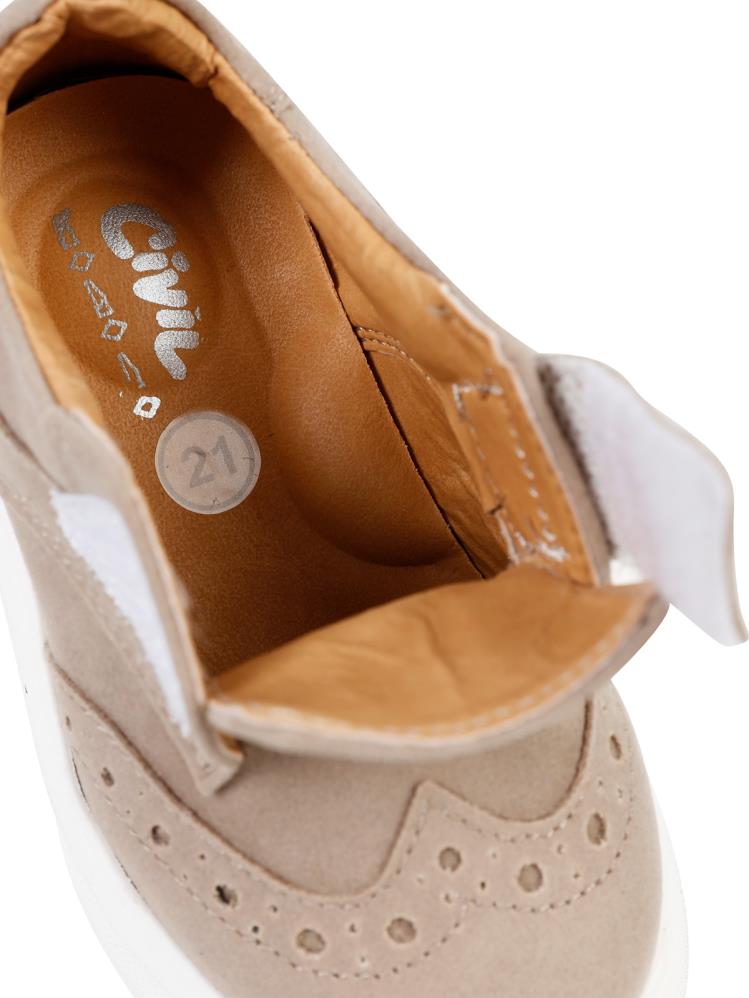 Civil 21-25 Numara Klasik Kundura Ayakkabı - Bej