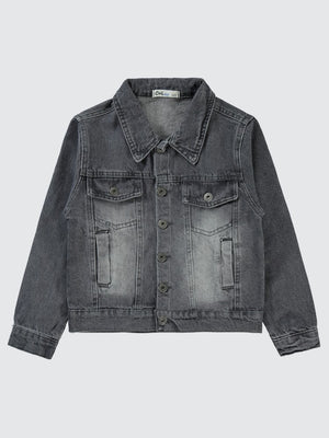 Civil Boys Basic Kot 6-9 Yaş Ceket - Gri