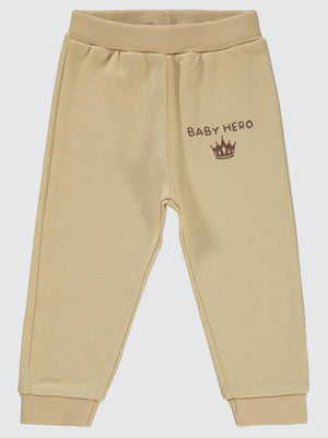 Civil Baby Baby Hero Baskılı 6-18 Ay Tek Alt Bebe - Kahverengi